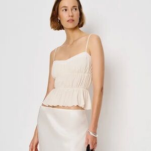 Reformation Delano Knit Top